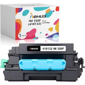 hehua Compatible IM 350 IM 350F Toner Cartridge IM350 IM350F 418132 Replacement for Ricoh 418132 Black Cartridge Toner use with Ricoh Savin IM 350F Lanier IM 350F Printer (1 Pack Black,14,000 Pages)