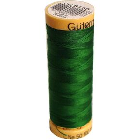 Gutermann Natural Cotton Thread 110 Yards-Medium Irish Green