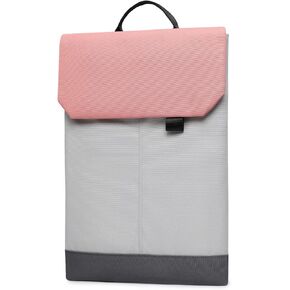 HYZUO 13.3-14 Inch Laptop Sleeve for Women Compatible with MacBook Pro 14 M2/M1 Pro/Max A2992 A2918 A2779 A2442 2024-2021, MacBook Air 13, MacBook Pro 13, 13.5 Surface Laptop 5/4/3, XPS 13, Pink-Gray