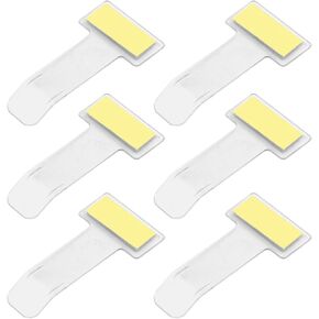 Parking Permit Holder Clear Car Windscreen Ticket Holder Self Adhesive Tickets Clips for Car Refrigerator