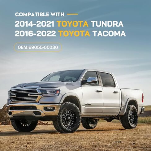اسطوانة قفل الباب الخلفي مع مفاتيح اسطوانة قفل الباب الخلفي ومفتاح مناسب لسيارة Toyota Tundra 2014-2021، Tacoma 2016-2022 استبدال اسطوانات القفل 69055-0C030 in Kuwait