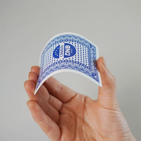 DNB 6 Deck Canasta Cards - 6 Decks Blue Playing Cards with Point Values - Includes Canasta and Hand and Foot Rules in Saudi Arabia