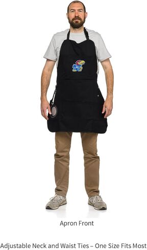 مريلة شواء نهائية من تيم سبورتس أمريكا جامعة تكساس لونجهورنز مصنوعة من القطن المتين مع فتاحة مشروبات وأداة متعددة لمحبي كرة القدم وعيد الأب والمزيد in Kuwait