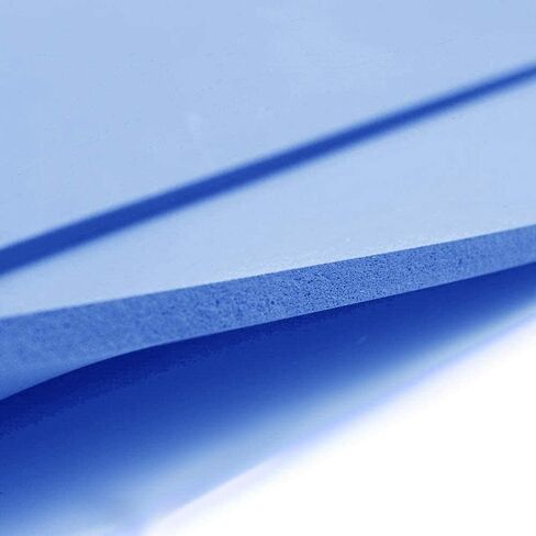 15x15 Inch Heat Press Silicone Mat for Crafts - Thick 0.33" Fireproof Pad for Vinyl, HTV, Sublimation Transfers. Double-Sided, Washable Work Surface Protector for Ironing & DIY Projects (Blue - 15) in Saudi Arabia