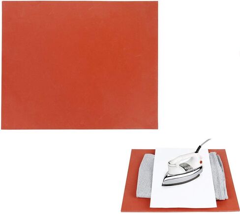 15x15 Inch Heat Press Silicone Mat for Crafts - Thick 0.33" Fireproof Pad for Vinyl, HTV, Sublimation Transfers. Double-Sided, Washable Work Surface Protector for Ironing & DIY Projects (Blue - 15) in Saudi Arabia