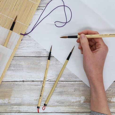Art Advantage Brush Set Bamboo Style 4pc in Saudi Arabia