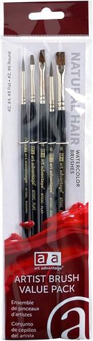 Art Advantage Brush Set Bamboo Style 4pc in Saudi Arabia