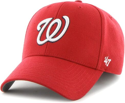 MLB Washington Nationals Juke MVP Adjustable Hat, One Size, Navy-Road in Saudi Arabia