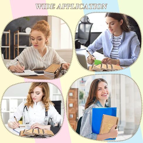 6 مجموعة هدايا تقدير الموظف ، شكرا لك هدية دفتر الملاحظات الملهمة للطلاب المتطوعين الممرضة المعلمين في العمل ، المفكرة مع Bamboo Pen Bulk (6 ، امتنان) in Kuwait