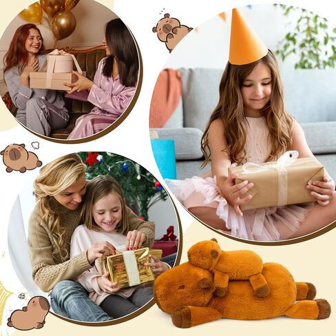 أفخم كابيبارا مرجحة ، 10 بوصة 0.8 رطل كابيبارا محشو بالحيوانات للأطفال والبالغين ، وسادة لطيفة الكارتون الأنيمي أفخم للأطفال والفتيان والبنات وهدايا أعياد الميلاد in Kuwait