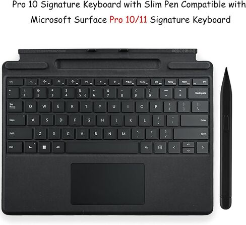 Pro 10 Signature Keyboard with Slim Pen Compatible with Microsoft Surface Pro 10/11 Signature Keyboard with Slim Pen,Microsoft Surface Pro 11/9 Signature Keyboard with Slim Pen(Red) in Saudi Arabia