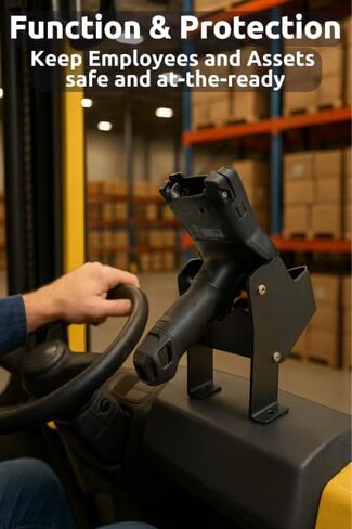 Forklift and Cart Holster for Barcode Scanners, Universal Holder for Zebra, Honeywell, Datalogic, Symbol (LS3408, DS3608, LI3608, LS2208, 1980i, etc.) | Warehouse and Factory Use (Barcode Scanner) in Saudi Arabia