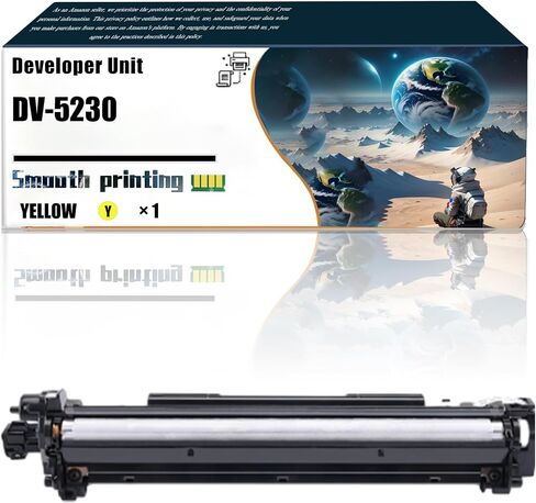 Replacement Parts Developer Unit DV-5230 Compatible with Kyocera ECOSYS M5521cdw M5526cdw P5021cdw P5026cdw Printers, Contains Chip and Clear Printing (1 Pack Cyan) in Kuwait