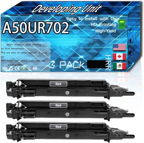 Compatible for Konica Minolta A50UR70266 Replacement Developing Unit Used with AccurioPress C2060 C2070 C3070 C3080 C3080P Printers, High Production Multiple Options (4-Pack BK/C/M/Y) in Saudi Arabia
