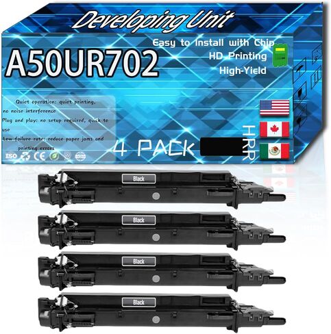 Compatible for Konica Minolta A50UR70266 Replacement Developing Unit Used with AccurioPress C2060 C2070 C3070 C3080 C3080P Printers, High Production Multiple Options (4-Pack BK/C/M/Y) in Saudi Arabia