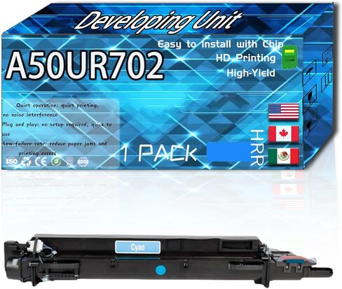 Compatible for Konica Minolta A50UR70266 Replacement Developing Unit Used with AccurioPress C2060 C2070 C3070 C3080 C3080P Printers, High Production Multiple Options (4-Pack BK/C/M/Y) in Saudi Arabia