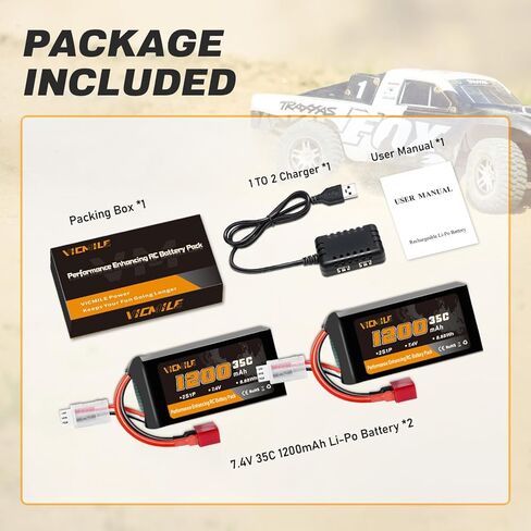 7.4V Lipo Battery 1200mah 2s 35c بطارية عالية معدل التفريغ قابلة لإعادة شحنها مع قابس T على غرار العميد من أجل Wltoys A949 A959 A969 A979 K929 Most 1/10 1/16 1/18 1/24 RC Car Truck Truck in Kuwait