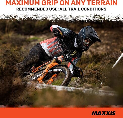 إطار دراجة Maxxis Minion DHF مع خرزة قابلة للطي مقاس 27.5 × 2.50 مسار عريض/MaxxGrip/EXO+ / جاهز بدون أنبوب، أسود in Kuwait