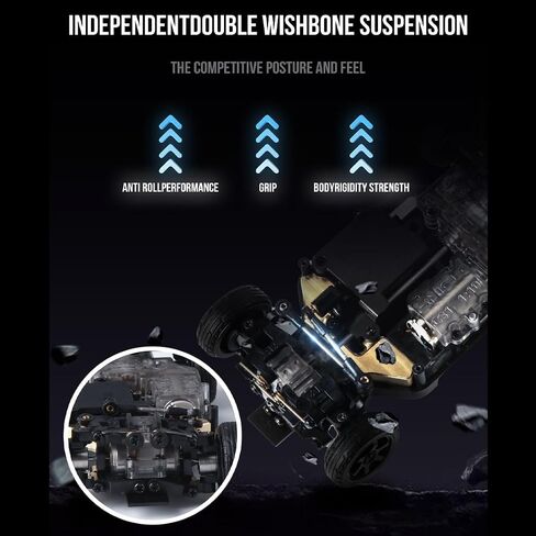 RC Mini Drift Car مع Gyro ، 1/43 مقياس 4WD على الطرق الوعرة CARBING CAR ELECTRAL 2.4G ROMOTE CONTROL SCING OPERAN in Kuwait