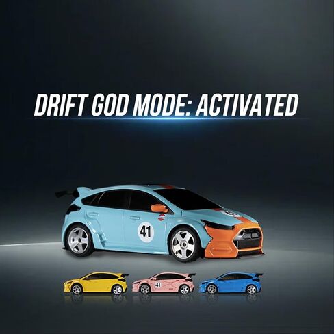 RC Mini Drift Car مع Gyro ، 1/43 مقياس 4WD على الطرق الوعرة CARBING CAR ELECTRAL 2.4G ROMOTE CONTROL SCING OPERAN in Kuwait