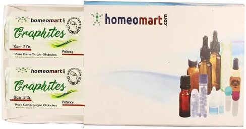 Graphites Homeopathy Pellets (Pills) in 200C Potency, Pack of 3 in Saudi Arabia