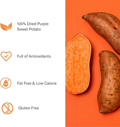 Canine Caviar Dried Sweet Potato Dog Treats All-Natural Dog Treats, Rawhide Free and Gluten Free Healthy Dog Treats, Dog Training Treats for All Breeds and Life Stages (12 oz) in Saudi Arabia