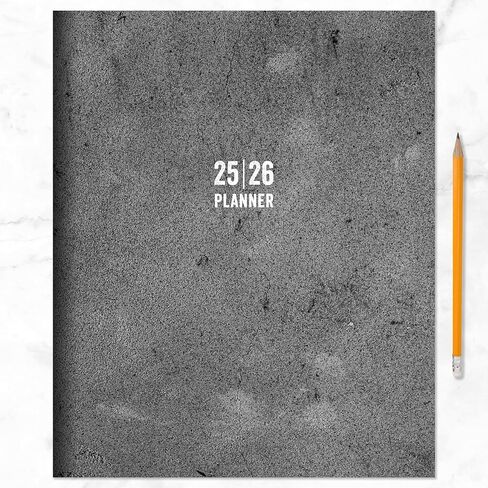 TF Publishing July 2025 - June 2026 Super Stripe Large Monthly Planner with Thick Paper - 12 Month Academic Planner 2025-2026 with 2-Page Spreads, Large Calendar Grids and Prompts - 9in x 11in in Saudi Arabia