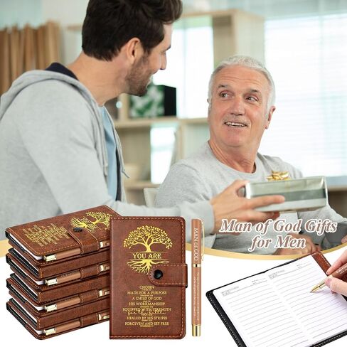 هدايا تينشوب المسيحية للكنيسة الكتاب المقدس ، مجلة صلاة الجلود ، مجلة الدفتور الدينية ، مؤلف الكتب المضغوط مع القلم للرجال ، هدايا مدرسة الأحد VBS (براون ، 20 مجموعة) in Kuwait