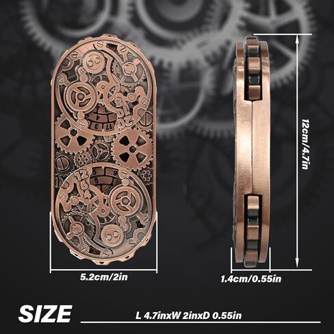 DND Spinner Dice - 7-in-1 Metal Dice Set with Rotating Spinner Design & 3D Fantasy Motifs for Dungeons & Dragons | Polyhedral DND Dice Set for RPG Players, DM & Tabletop Games (Ancient Gold) in Saudi Arabia