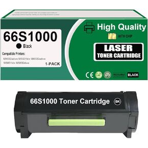 66S1000 Toner Cartridge Compatible for MS531 MS531dw MS631 MS631dw MS632 MS632dwe MX532 MX532adwe MX632 MX632adwe Printers (1 Black)