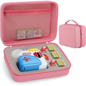 Carrying Case Compatible for Little Tikes Story Dream Machine Books Starter Set and Character ,Kids Toys Box for Storytime Audio Play Real for Storybook, Audio Play (Case Only) (Yellow Storytelling)