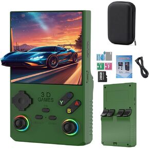 2025 New Upgraded V40 Max Handheld Game Console, 40000 Games 4 inch IPS Screen Retro Gaming Console, 256G 4000mAh Portable Mini Pocket Handheld Emulator Gift for Adults