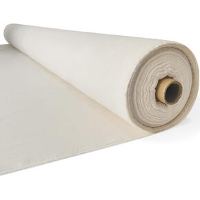 Unbleached 100% Cotton Muslin Fabric Unbleached Natural Muslin Cloth for Sewing, Draping, Quilting, and Crafts