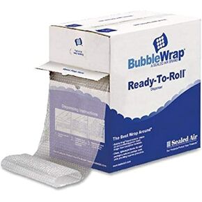 Sealed Air Recycled 5/16 Inch x 12 Inch x 100 Feet Bubble Wrap (91145)