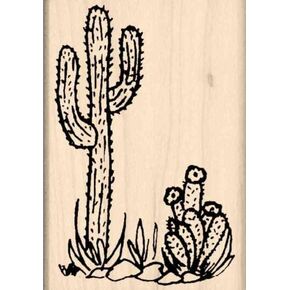 Stamps by Impression Cactus Rubber Stamp
