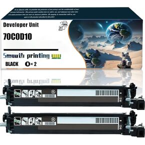 Replacement Parts Developer Unit 70C0D10 Compatible with Lexmark CS410n CS417dn CS510de CS510dte CS517de CX517de Printers, Contains Chip and Clear Printing (3 Pack Black)