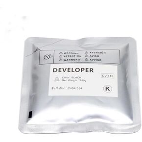 DV512 Developer Powder Compatible with BH C224 C284 C364 C454 C554 210G Bag(Black)