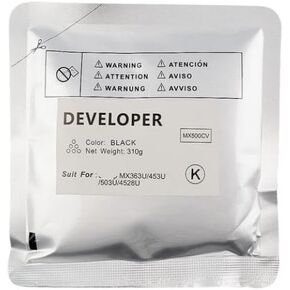Black 310g Universal MX500 MX500AV Developer Carrier Compatible with MX 500 503 363 464 502 3508 3158 354 5658 MX363U 453U 503U Developer Powder Iron