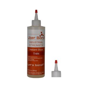 Professional Grade Instant Glue, Thin Premium Cyanoacrylate, 5 CPS (16 oz)