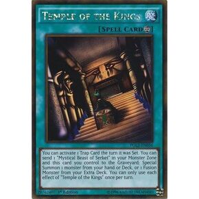 YU-GI-OH! - Temple of The Kings (PGL2-EN056) - Premium Gold: Return of The Bling - 1st Edition - Gold Rare