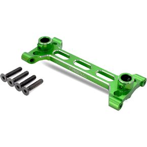 TREAL Aluminum 7075 SCX6 Rear Chassis/Shock Tower Brace, Rr Chass Shock Tower Frame Compatible with Axial SCX6 1/6 Jeep (Titanium)