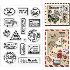 1 Pc Clear Stamps, Vintage Flower Camera Scrapbooking Stamps Silicone Transparent Seal Stamp for Card Making Decoration Embossing Album Decor DIY Craft