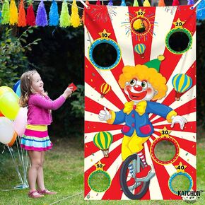 KatchOn, Big Carnival Toss Game Banner - 54 Inch, Carnival Theme Party Decorations | Carnival Games for Kids Party | Circus Theme Party Decorations Toss | Carnival Decorations and Circus Decorations