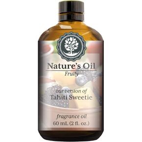 Tahiti Sweetie Fragrance Oil (60ml) for Diffusers, Soap Making, Candles, Lotion, Home Scents, Linen Spray, Bath Bombs, Slime