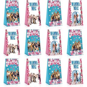Optiacan 12pcs Freddy's Party Supplies, 5 Nights Themed Party Bags for Boys Girls Kids Party Decorations (FNAF)