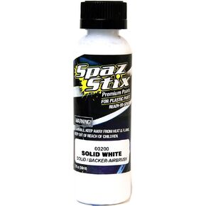 Solid White/Glow Backer Airbrush Paint 2oz