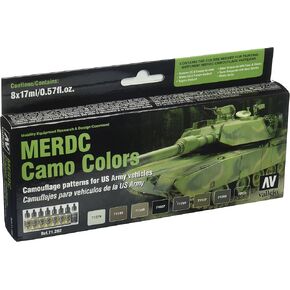 Vallejo MERDC Camo Colors Paint