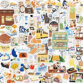 109 Pcs Scrapbook Stickers, Washi Sticker for Daily Planner, Water Bottles, Handbook Junk Diary, Scrapbooking Supplies, DIY Paper Crafts