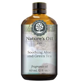 Soothing Aloe and Green Tea Fragrance Oil (60ml) For Diffusers, Soap Making, Candles, Lotion, Home Scents, Linen Spray, Bath Bombs, Slime