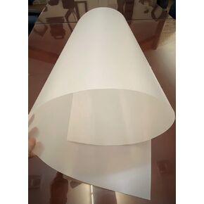 1 Flexible Translucent PE Plastic Sheet 48x24x1/30 (0.03) DIY Stencil Pattern